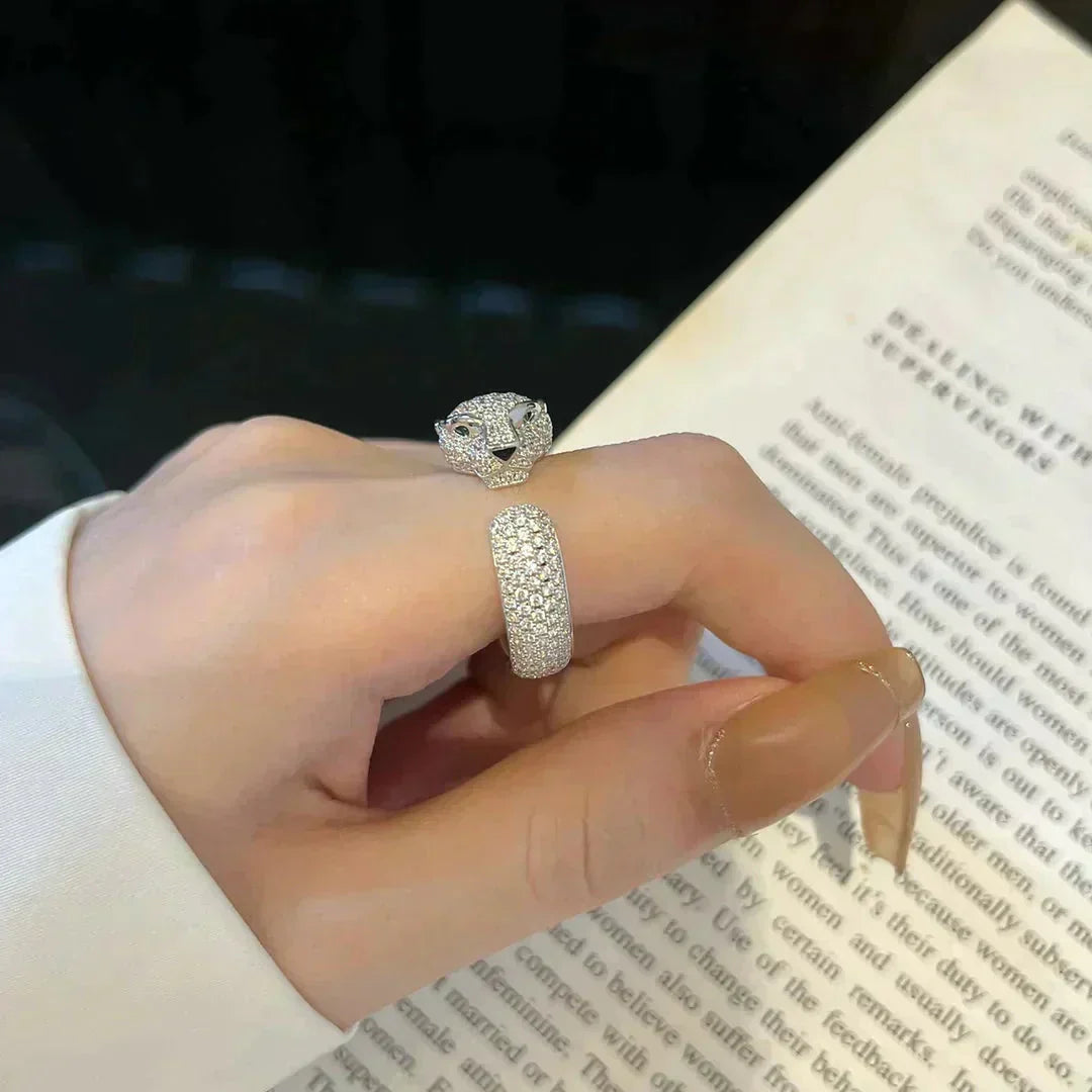 [：Polaidi Jewelry]PANTHERE 5.5MM ALL DIAMOND RING