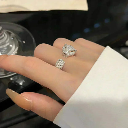 [Polaidi Jewelry]PANTHERE 5.5MM ALL DIAMOND RING