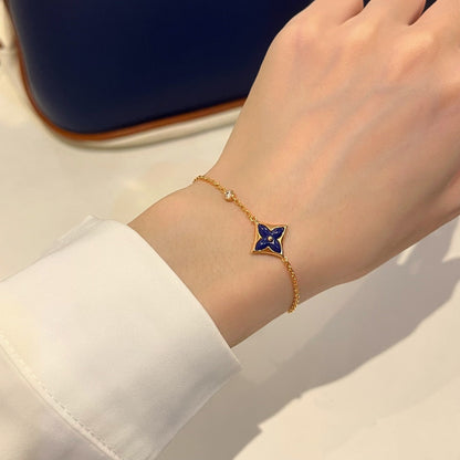 [：Polaidi Jewelry]COLOR STAR PINK GOLD DIAMOND BRACELET