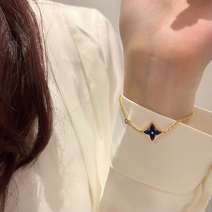 [：Polaidi Jewelry]COLOR STAR PINK GOLD DIAMOND BRACELET
