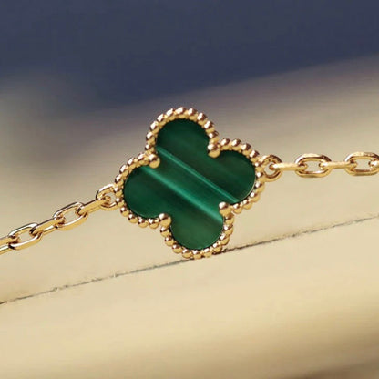 [：Polaidi Jewelry]CLOVER 20 MOTIFS MALACHITE GOLD
