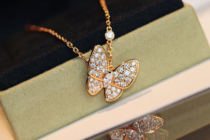 [Polaidi Jewelry]BUTTERFLY DIAMOND NECKLACE