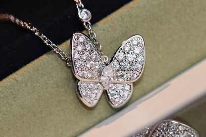 [Polaidi Jewelry]BUTTERFLY DIAMOND NECKLACE