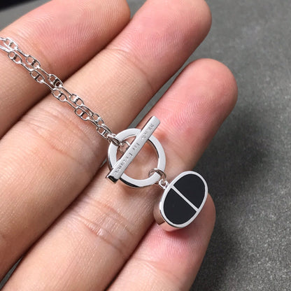 [Polaidi Jewelry]CHAINE VERSO BLACK CERAMIC  NECKLACE
