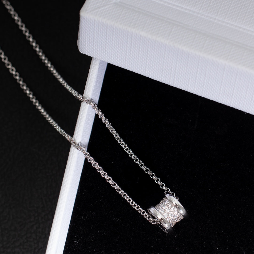 [Polaidi Jewelry]ZERO 1 SILVER DIAMOND NECKLACE