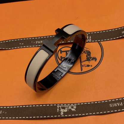 [Polaidi Jewelry]H BRACELET 12MM BLACK BEIGE CERAMIC