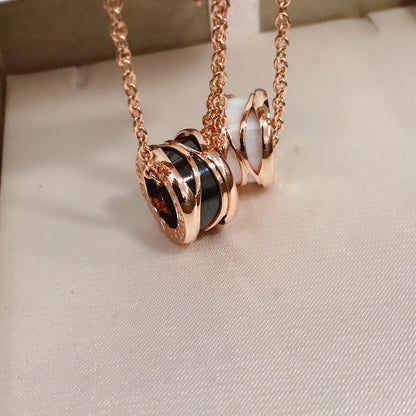 [Polaidi Jewelry]ZERO 1 FOUR BAND PINK GOLD CERAMIC