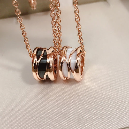 [Polaidi Jewelry]ZERO 1 FOUR BAND PINK GOLD CERAMIC