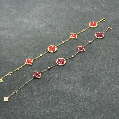 [：Polaidi Jewelry]STAR AND SUN CARNELIAN 4 MOTIFS 3 DIAMONDS