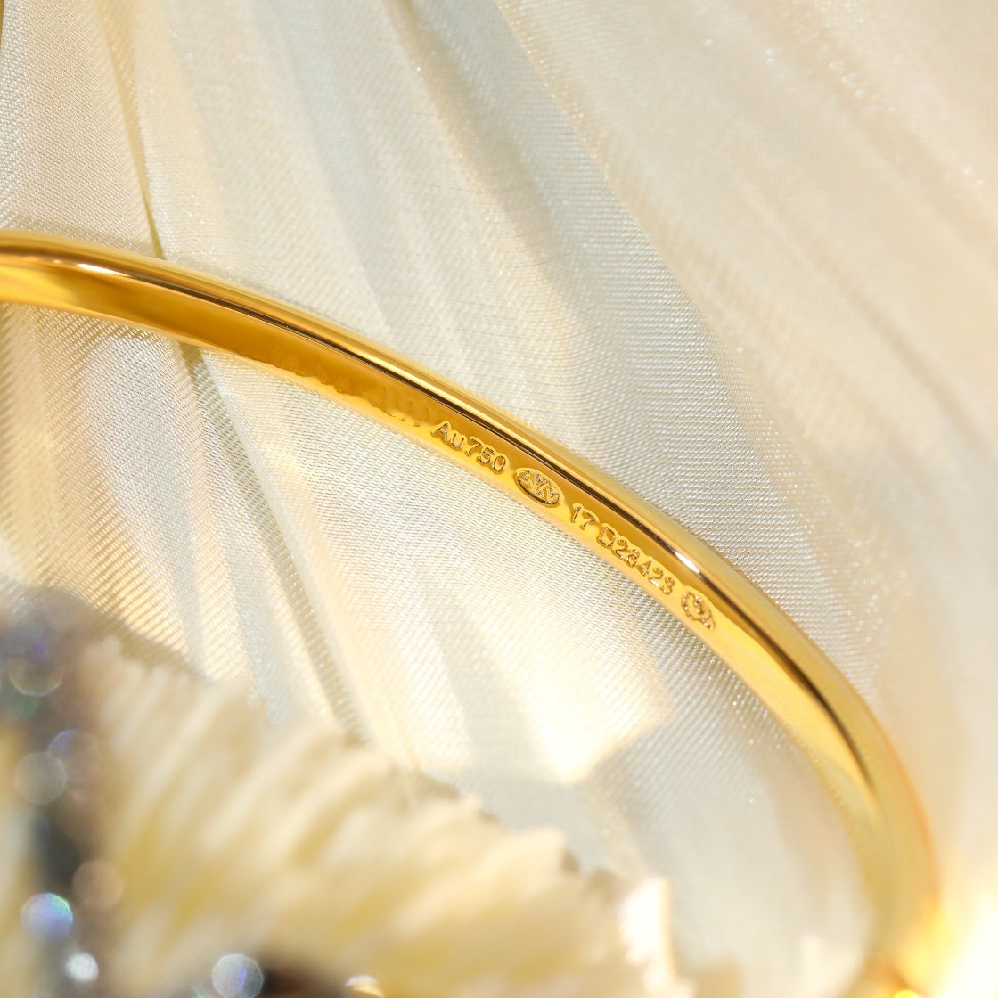 [Polaidi Jewelry]VOLTE UPSITE DOWN GOLD DIAMOND BRACELET