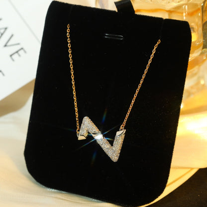 [：Polaidi Jewelry]ボルト シルバー ダイヤモンド ペンダントネックレス
