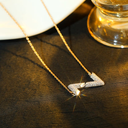 [：Polaidi Jewelry]ボルト シルバー ダイヤモンド ペンダントネックレス