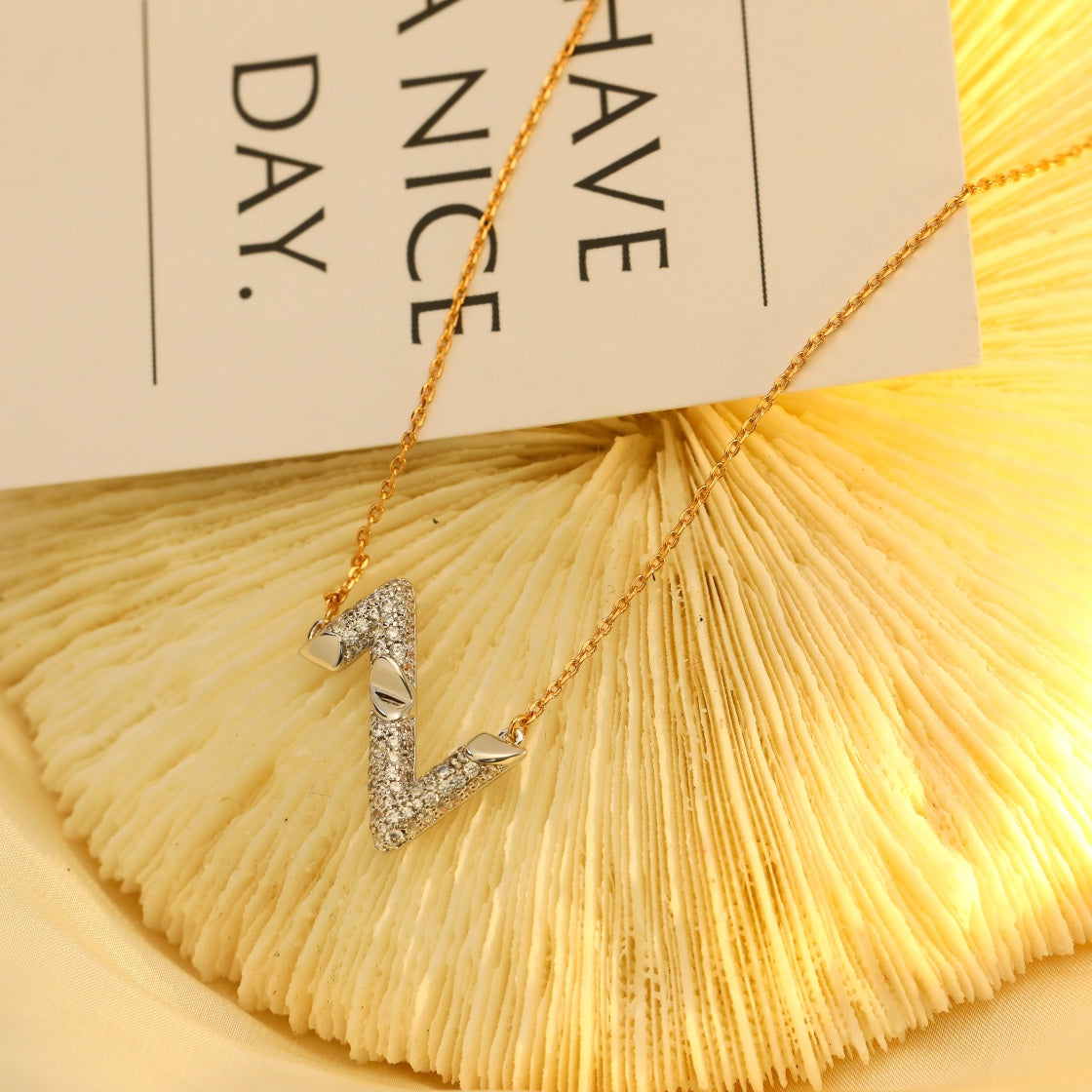 [Polaidi Jewelry]VOLT SILVER DIAMOND PEDANT NECKLACE