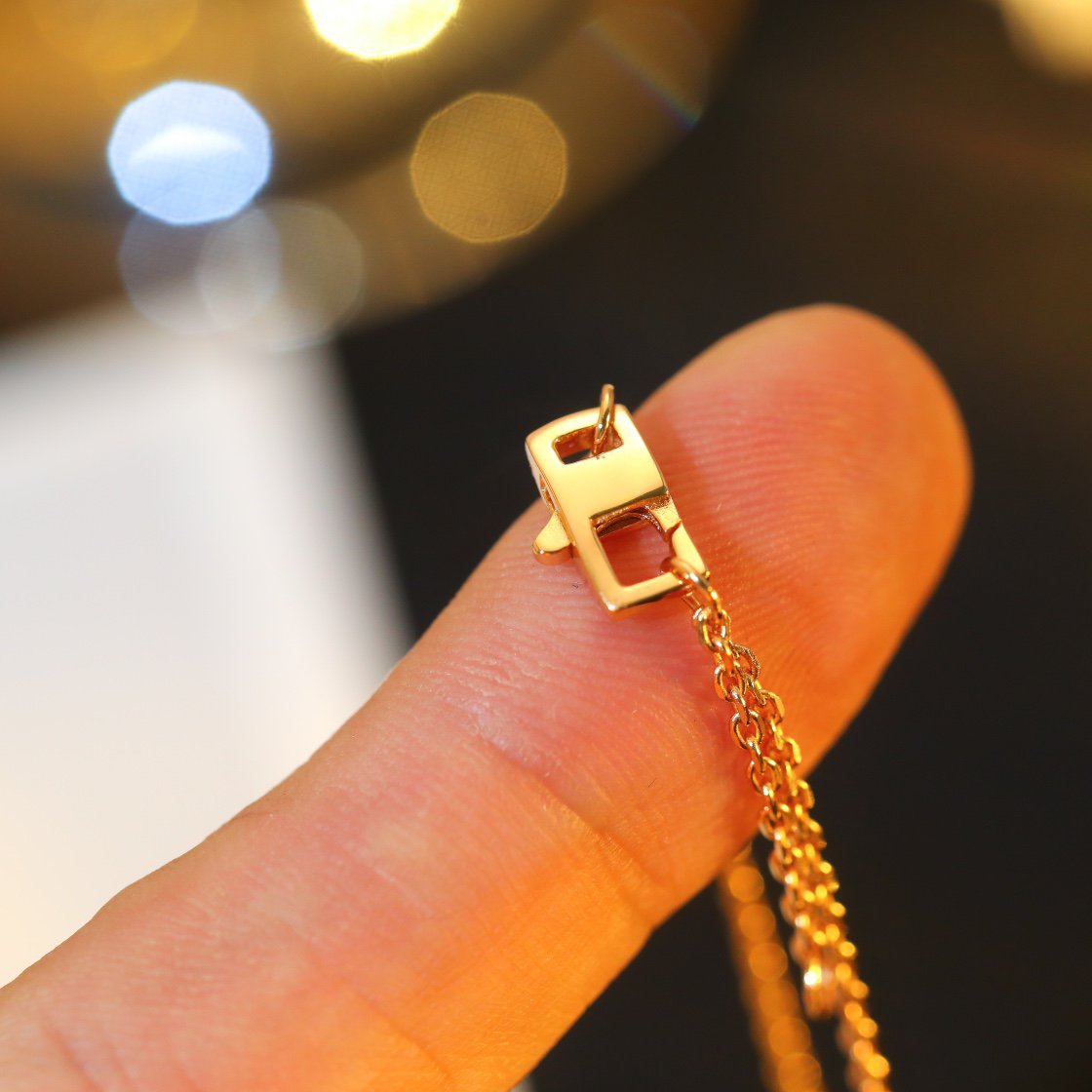[Polaidi Jewelry]STAR AND SUN DIAMOND PINK GOLD NECKLACE