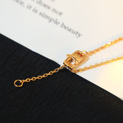 [：Polaidi Jewelry]スターアンドサン ダイヤモンドピンクゴールドネックレス