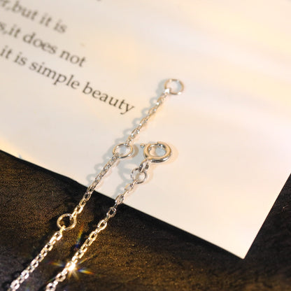 [：Polaidi Jewelry]SUN MOTIF PINK MOP SILVER BRACELET