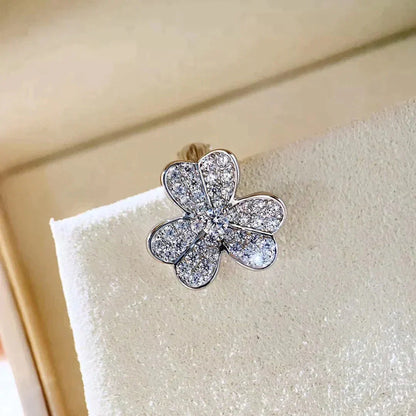 [：Polaidi Jewelry]CLOVER COMOS DIAMOND EARRINGS SILVER