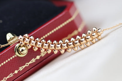 [Polaidi Jewelry]CLASH PINK GOLD NECKLACE
