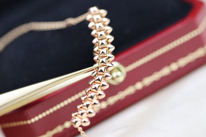 [：Polaidi Jewelry]クラッシュ ピンクゴールド ネックレス