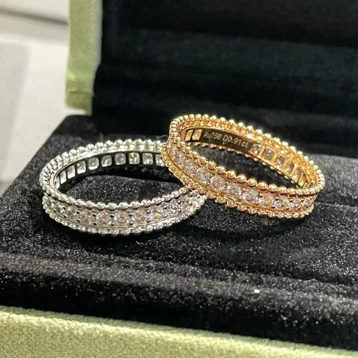 [：Polaidi Jewelry]PERLEE DIAMOND ROSE GOLD RING