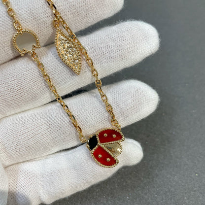 [：Polaidi Jewelry]LUCKY SPRING 15 MOTIFS GOLD NECKLACE