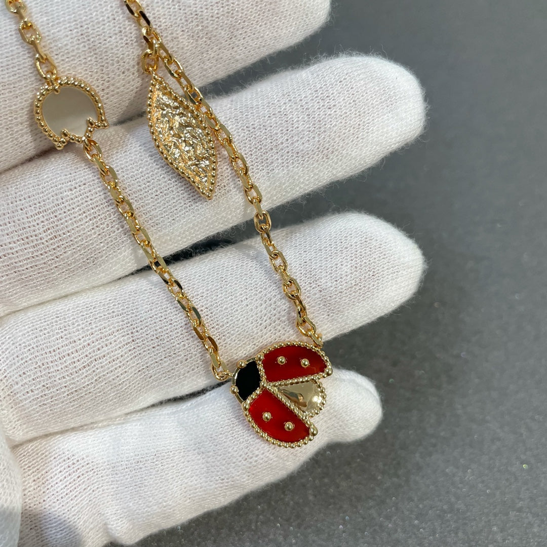 [Polaidi Jewelry]LUCKY SPRING 15 MOTIFS GOLD NECKLACE