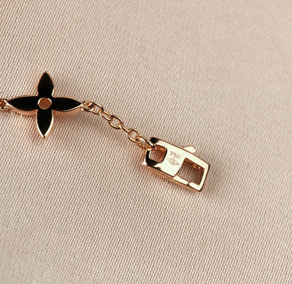 [：Polaidi Jewelry]STAR AND SUN 7 MOTIFS GOLD BRACELET