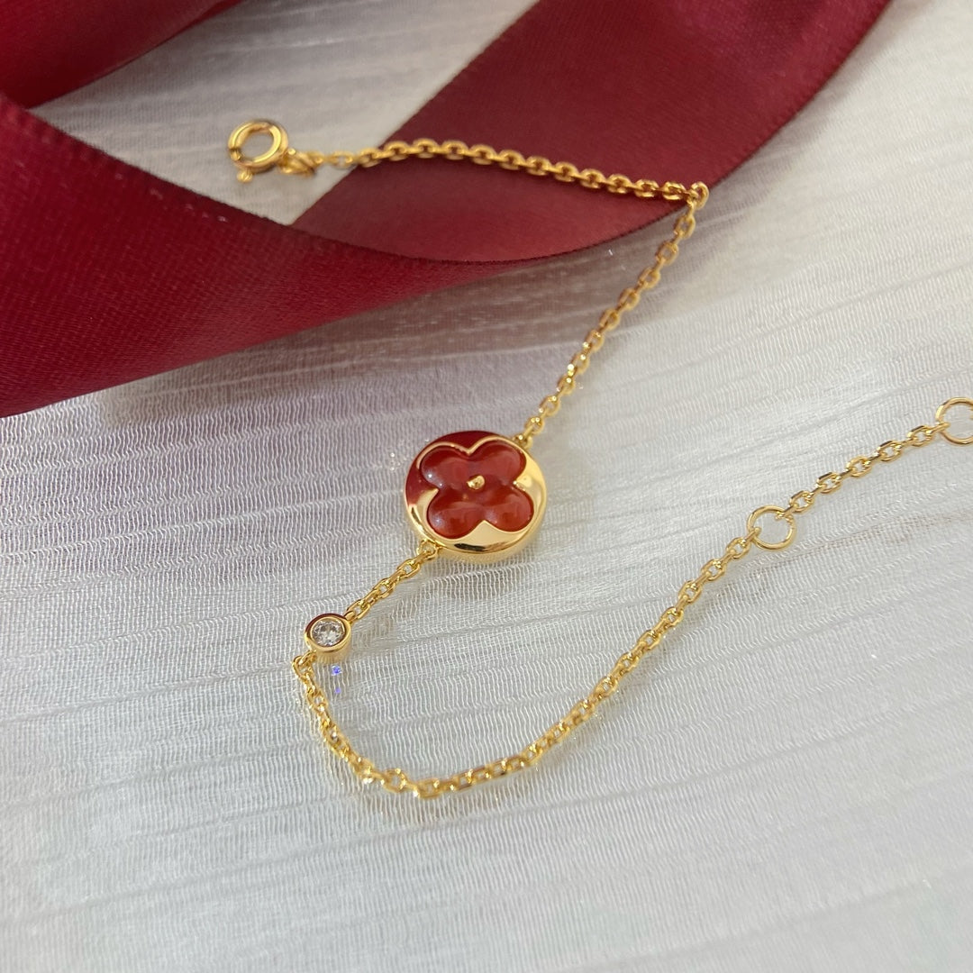 [：Polaidi Jewelry]SUN PEDANT CARNELIAN BRACELET