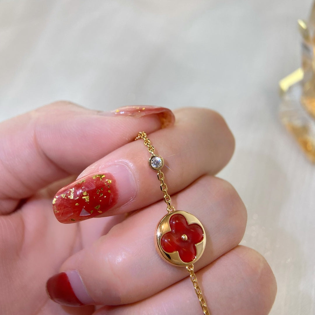 [：Polaidi Jewelry]SUN PEDANT CARNELIAN BRACELET