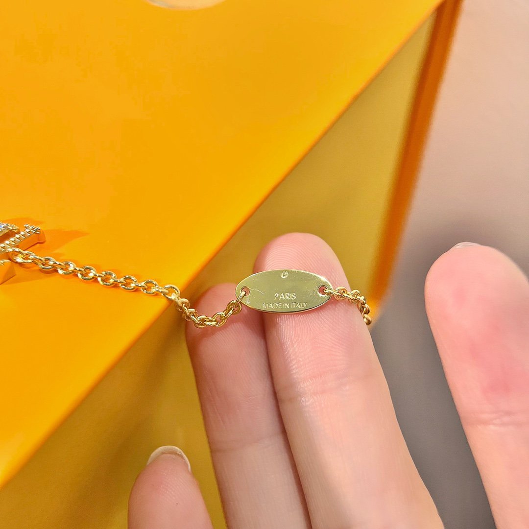 [：Polaidi Jewelry]LOGO STAR MOTIF GOLD BRACELET