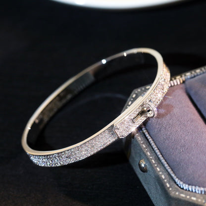[：Polaidi Jewelry]KELLY BRACELET DIAMOND PAVED