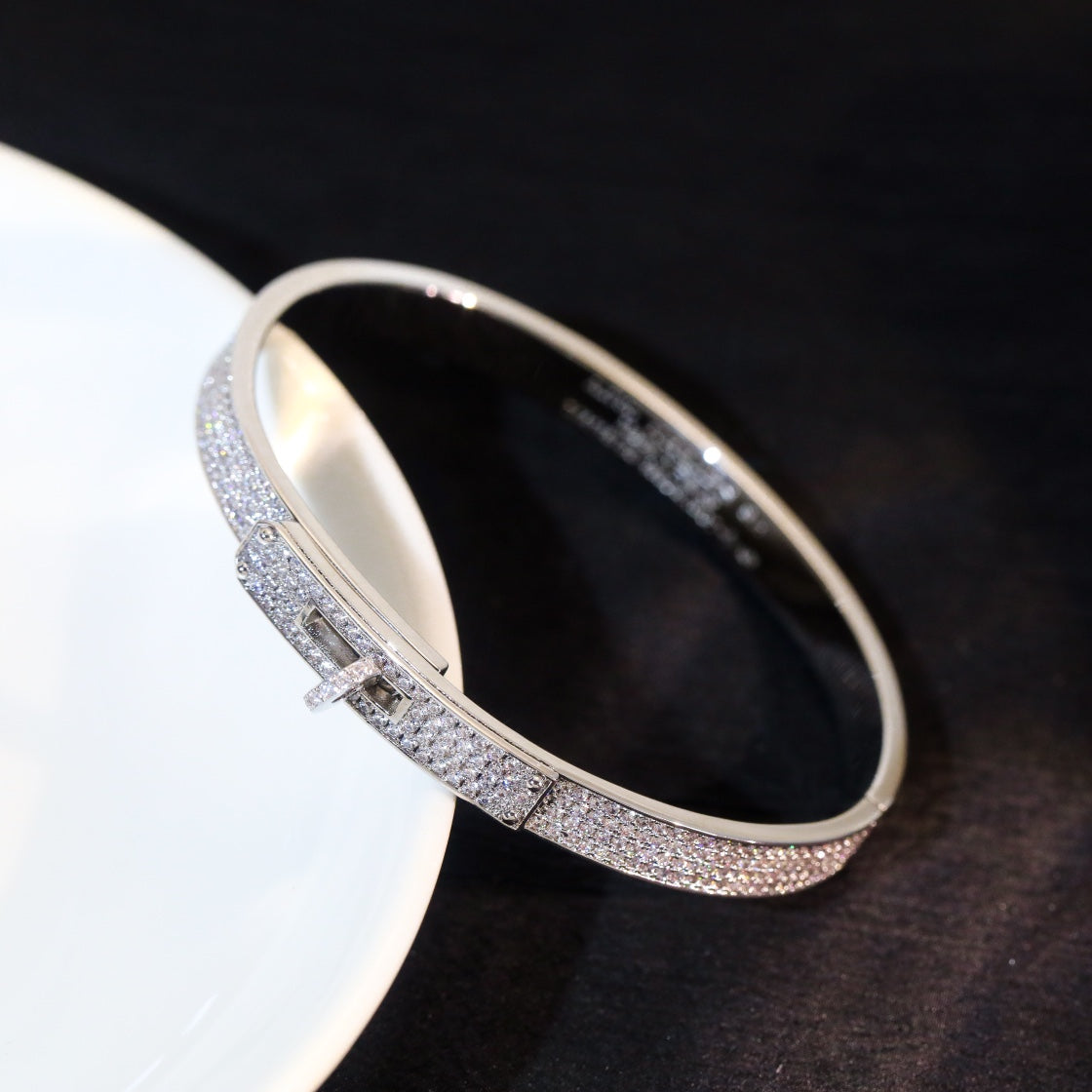 [Polaidi Jewelry]KELLY BRACELET DIAMOND PAVED