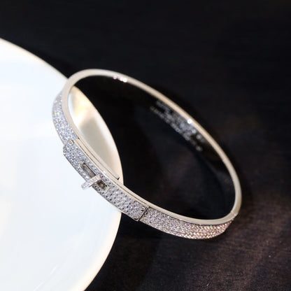 [Polaidi Jewelry]KELLY BRACELET DIAMOND PAVED