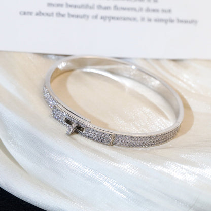 [Polaidi Jewelry]KELLY BRACELET DIAMOND PAVED