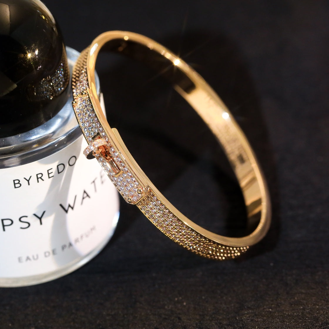 [Polaidi Jewelry]KELLY BRACELET DIAMOND PAVED