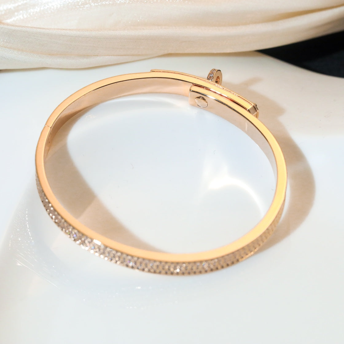 [：Polaidi Jewelry]KELLY BRACELET DIAMOND PAVED
