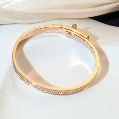 [：Polaidi Jewelry]KELLY BRACELET DIAMOND PAVED