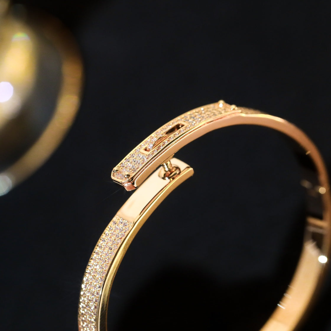[：Polaidi Jewelry]KELLY BRACELET DIAMOND PAVED