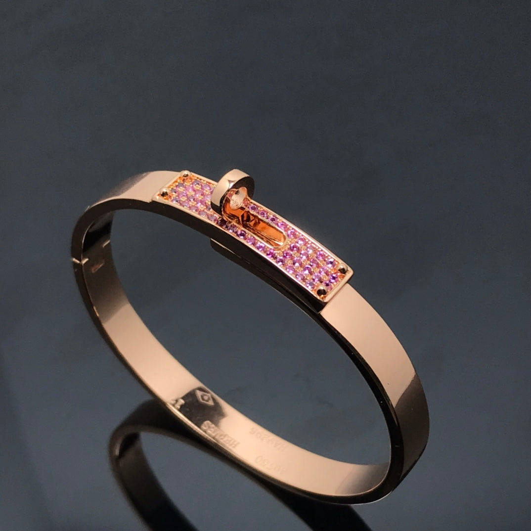 [：Polaidi Jewelry]KELLY BRACELET PINK DIAMOND