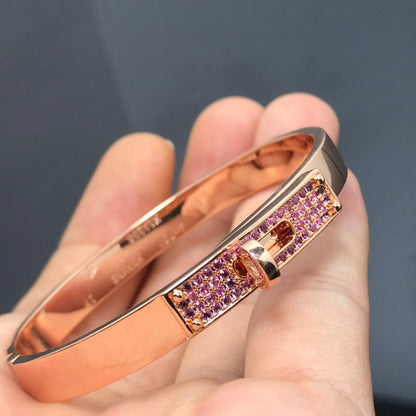 [Polaidi Jewelry]KELLY BRACELET PINK DIAMOND
