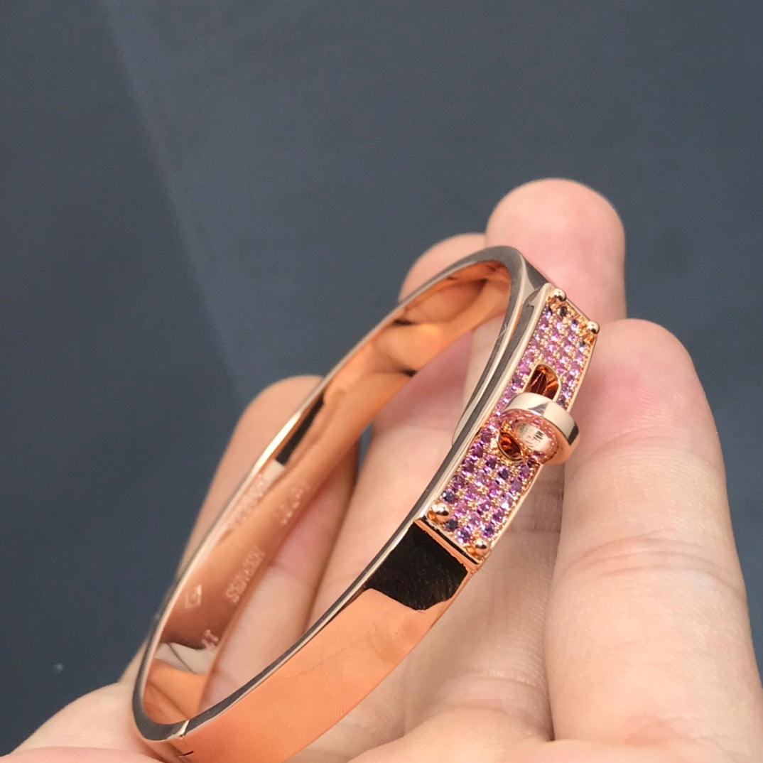[：Polaidi Jewelry]KELLY BRACELET PINK DIAMOND