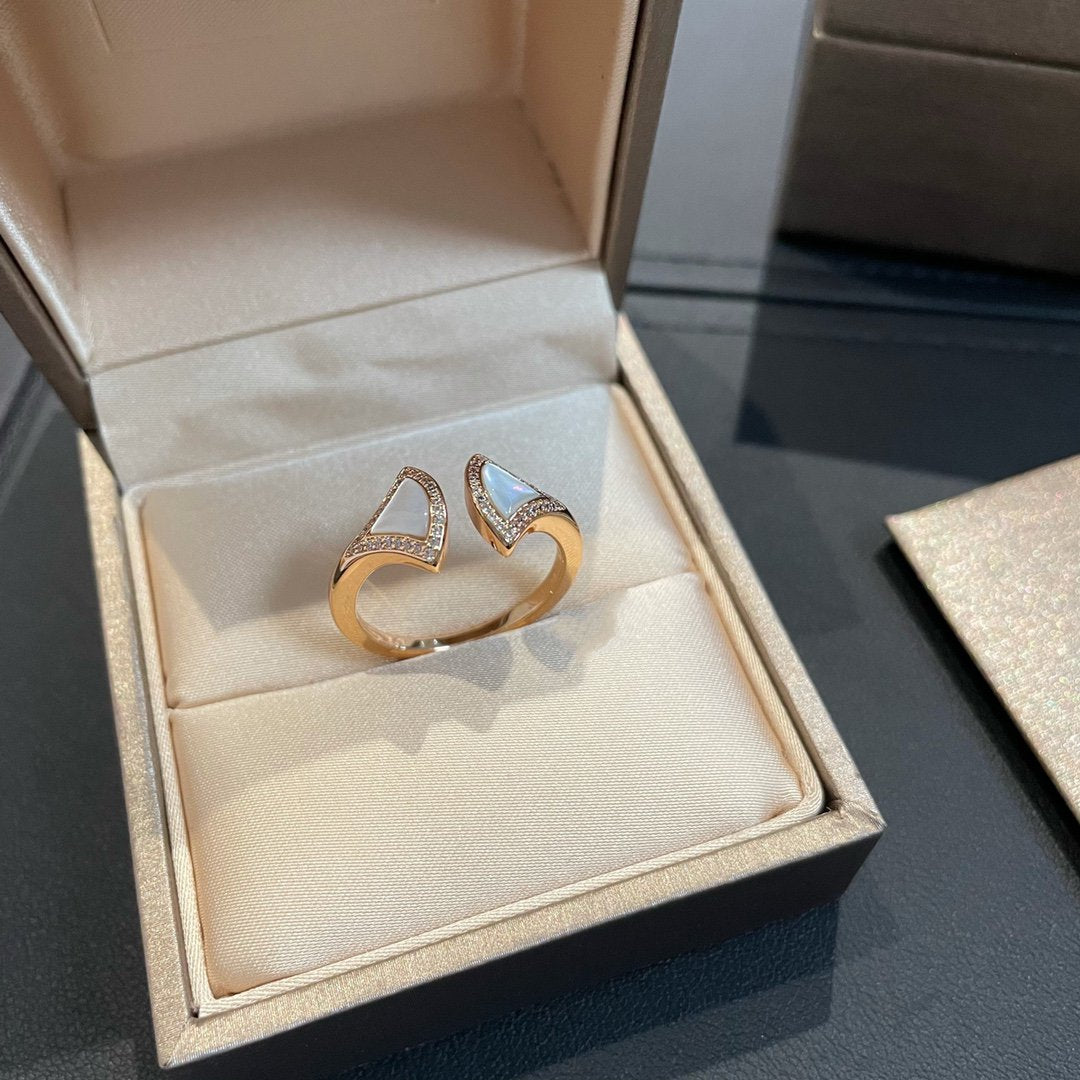 [Polaidi Jewelry]DREAM MOP DIAMOND OPEN RING