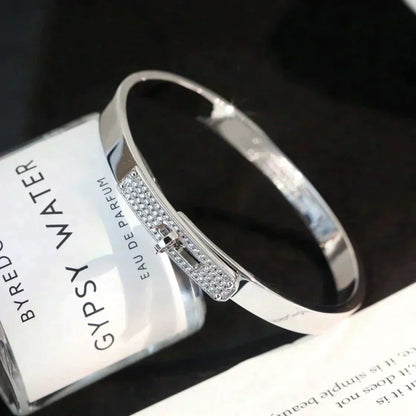 [：Polaidi Jewelry]KELLY SILVER DIAMOND BRACELET