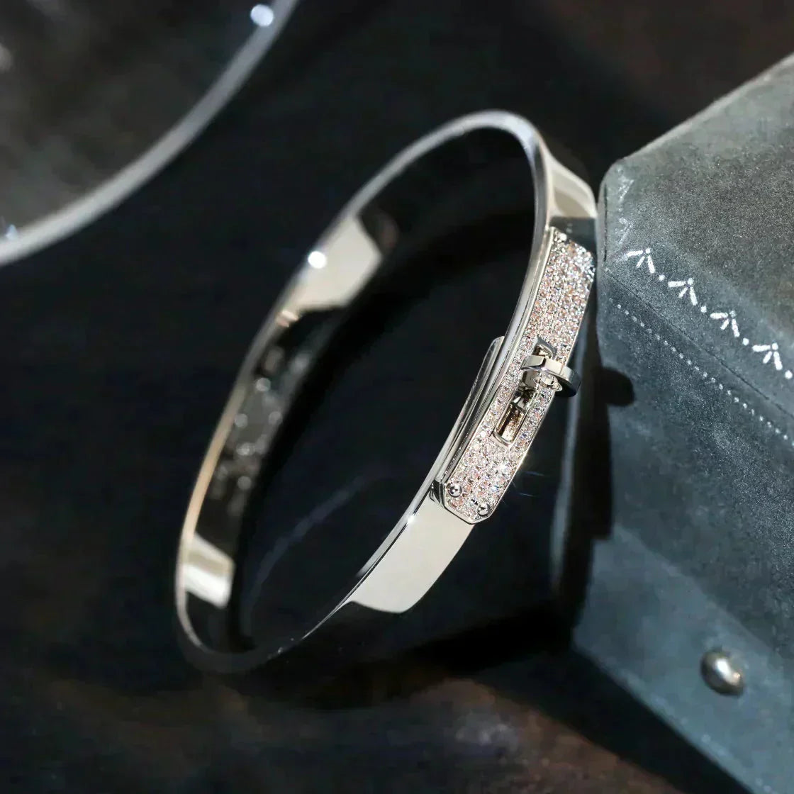 [Polaidi Jewelry]KELLY SILVER DIAMOND BRACELET