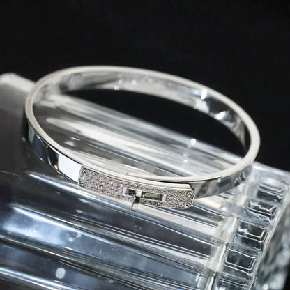 [：Polaidi Jewelry]KELLY SILVER DIAMOND BRACELET