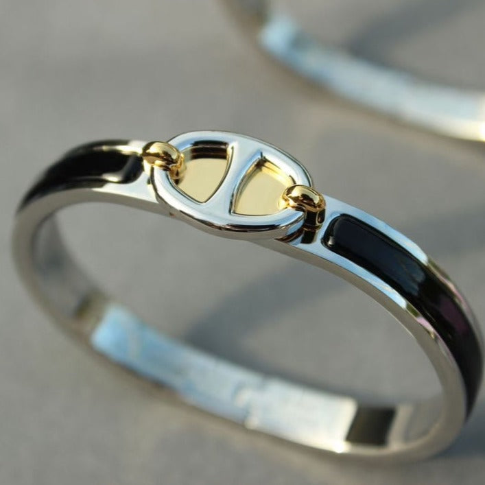 [Polaidi Jewelry]CLIC CHAINE SILVER BRACELET