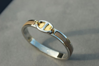 [Polaidi Jewelry]CLIC CHAINE SILVER BRACELET