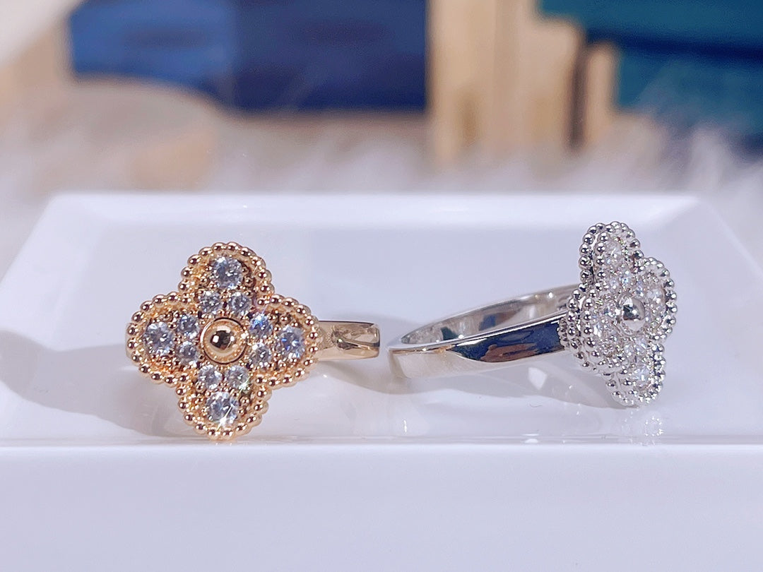 [Polaidi Jewelry]CLOVER DIAMOND RING