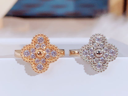 [Polaidi Jewelry]CLOVER DIAMOND RING