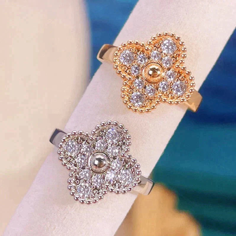 [Polaidi Jewelry]CLOVER DIAMOND RING